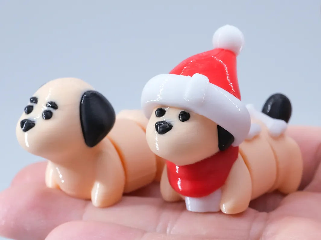 Sevimli Yılbaşı Köpeği Esnek Oyuncak