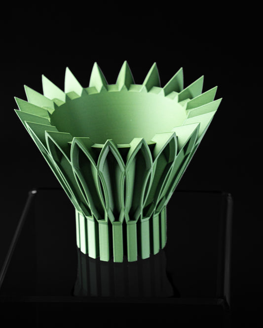 Lotus Yapraklı Modern Saksı