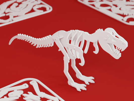 Küçük Oyuncak T-Rex Özelleştirilebilir Kit Kartı