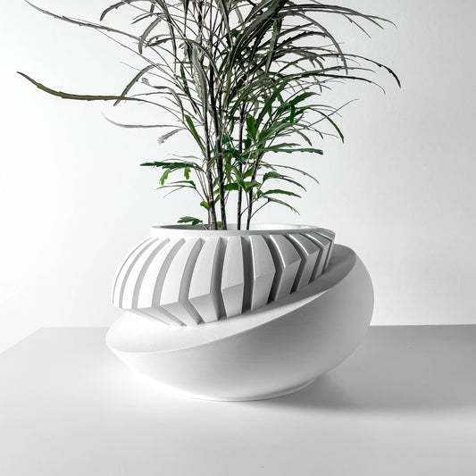 Dilimli Küre Modern Saksı